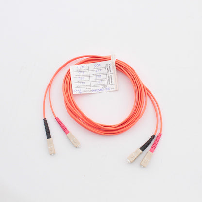 3M Fiber Optic Uplink Multi-Mode Duplex Patch Cable Cord SC 62.5/125 62DSC-M03