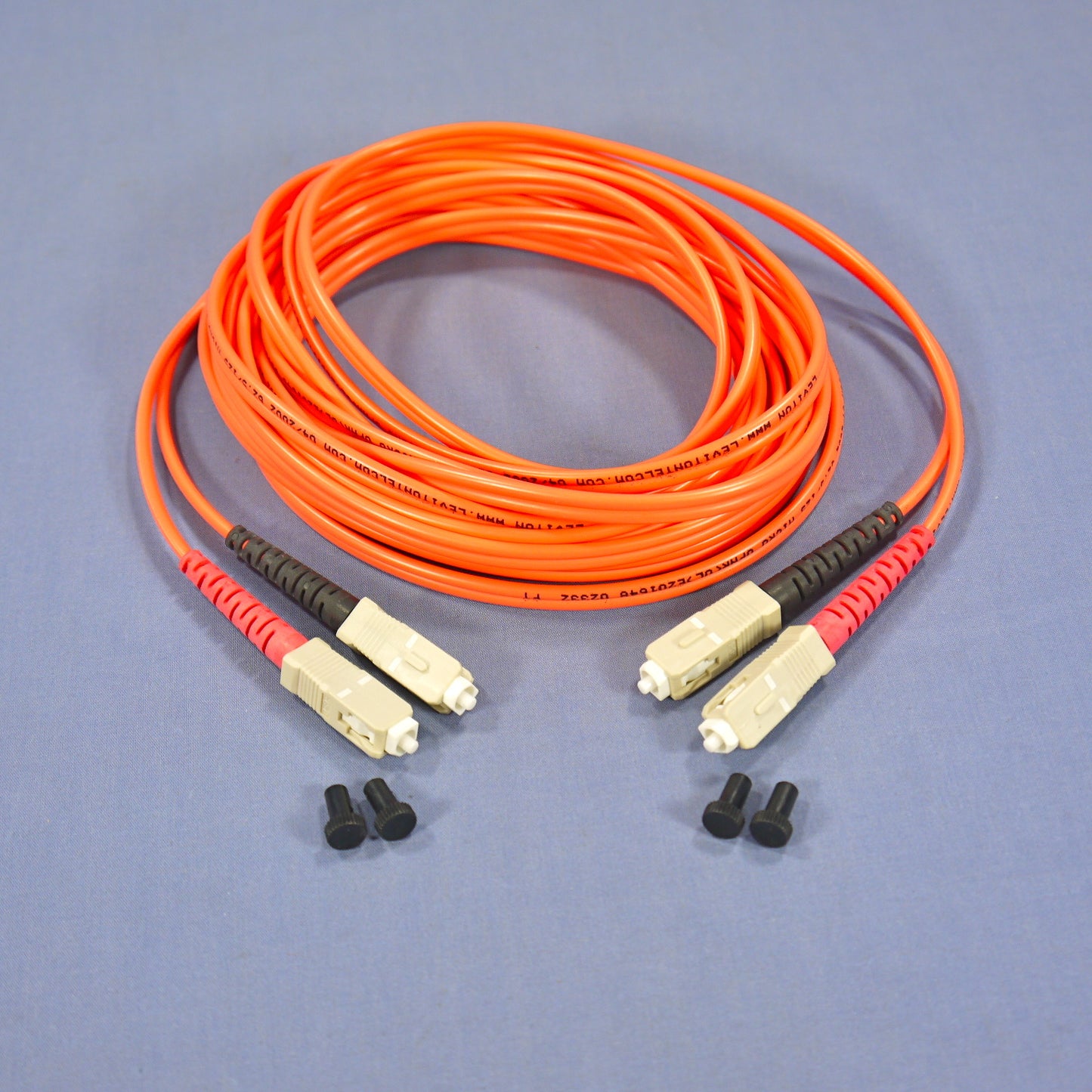 5M Fiber Optic Uplink Multi-Mode Duplex Patch Cable Cord SC 62.5/125 62DSC-M05