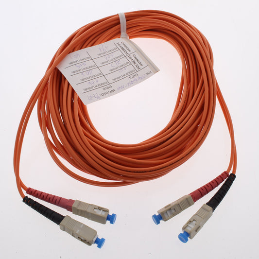10M Fiber Optic Uplink Multi-Mode Duplex Patch Cable Cord SC 62.5/125 62DSC-M10