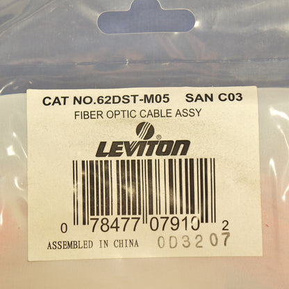5M Fiber Optic Uplink Multi-Mode Duplex Patch Cable Cord SC 62.5/125 62DST-M05
