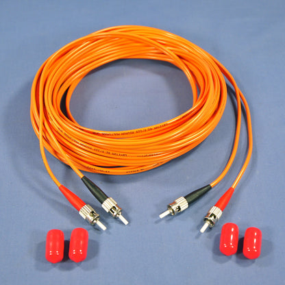 10M Fiber Optic Uplink Multi-Mode Duplex Patch Cable Cord SC 62.5/125 62DST-M10