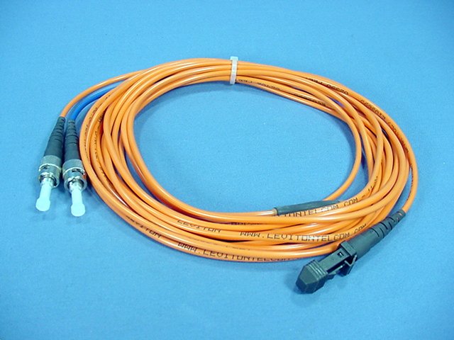 5M Fiber Optic Uplink Multi-Mode Duplex Patch Cable Cord MT-RJ ST 62 62DTM-M05