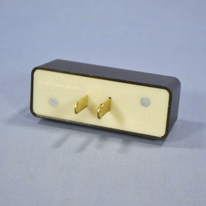 Leviton Polarized Brown Triple Tap Outlet Adapter Nema 1-15R 15A 125V Bulk 63