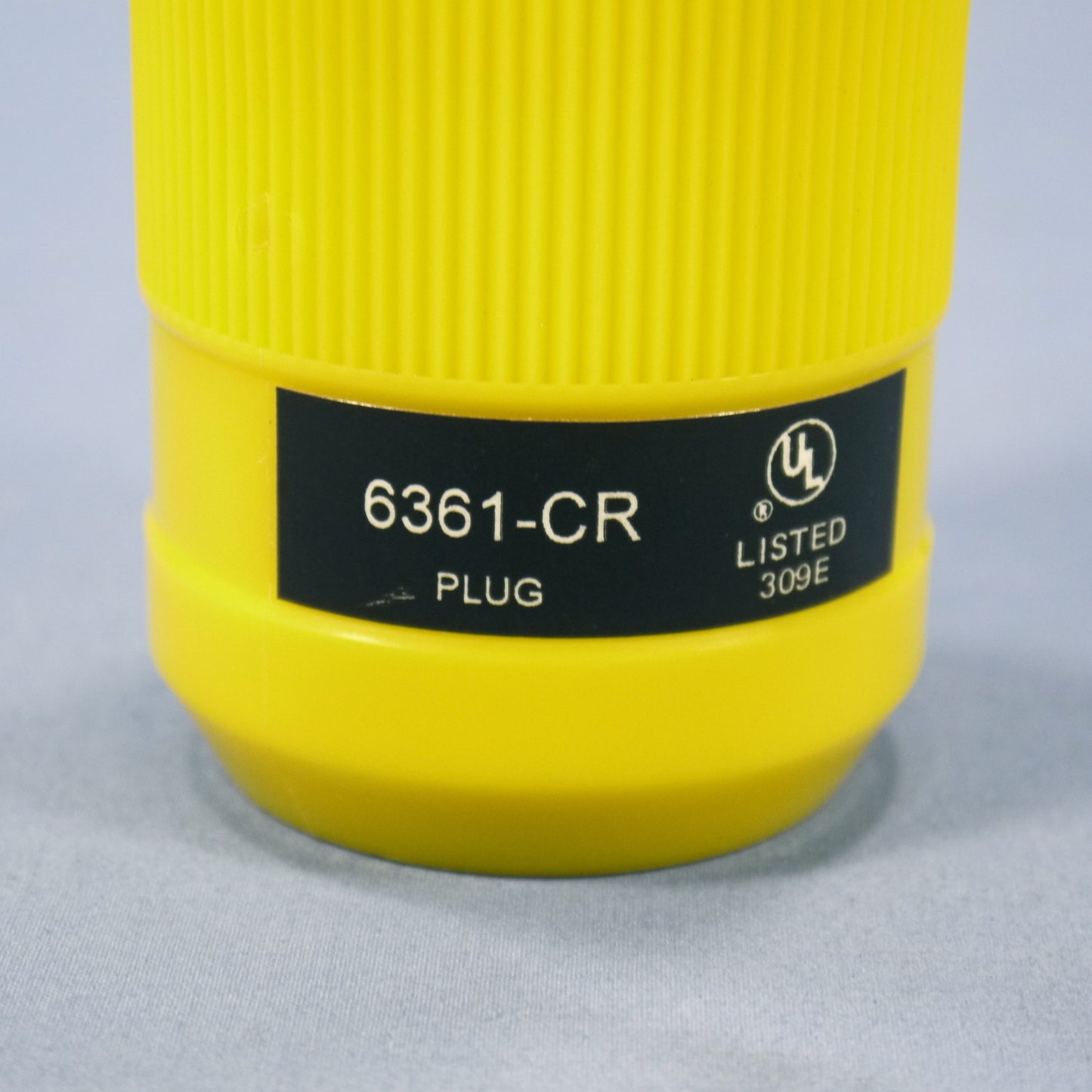 Leviton Yellow Turn Lock Plug NON-Nema 125V 50A Corrosion Resistant Bulk 6361-CR