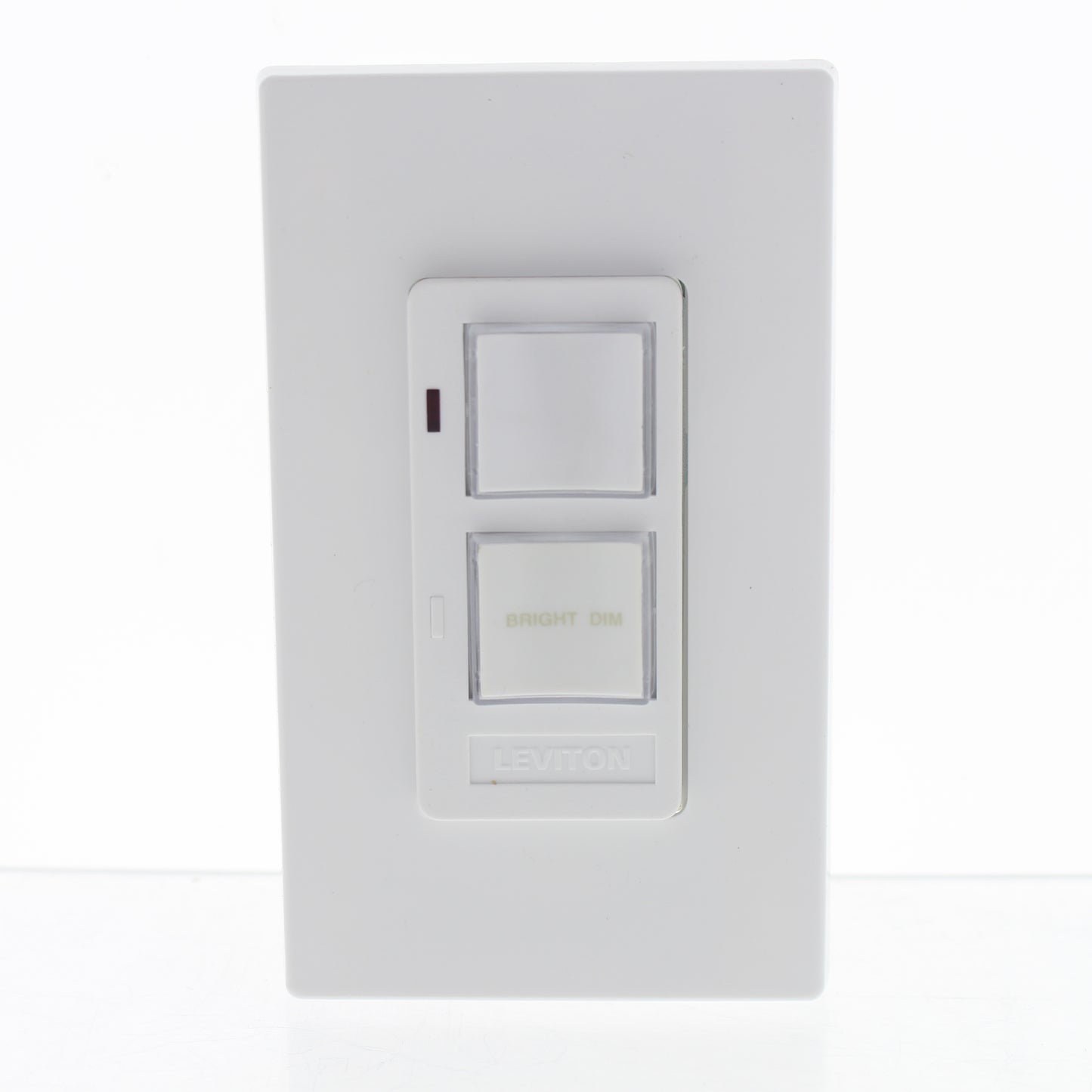 Leviton 6420 White 2-Button Wall Controller w/ Annunciator Scene Controller Di