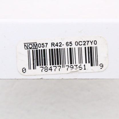 White Adapter Plug-In Triple Tap Outlet NEMA 1-15R 15A 125V 65-W Square Edges