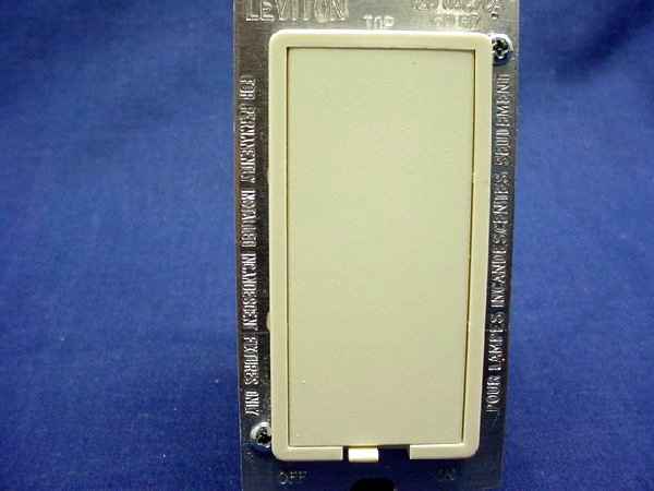 Leviton Touch On/Off Dimmer Switch Preset INCANDESCENT 600W 6606-AA Almond