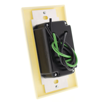 Leviton Almond Decora Slide Dimmer Switch 600W Incandescent Single Pole 6621-A