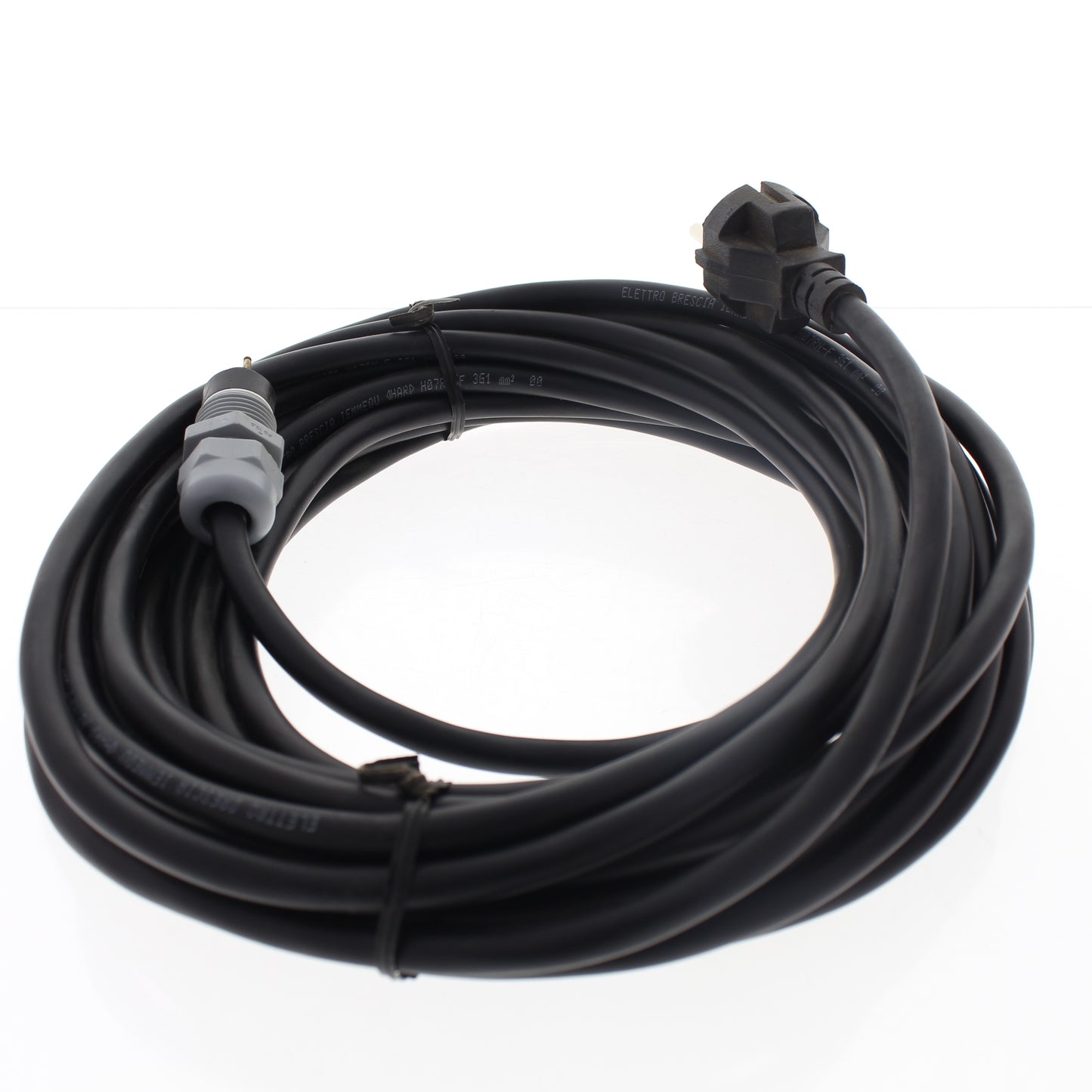 Leviton 6653-25-BL Black 25' Wiring Harness E43071 Electro Brescia H07RN-F 3G1mm