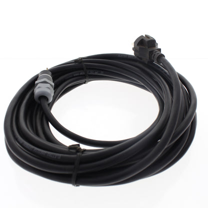 Leviton 6653-25-BL Black 25' Wiring Harness E43071 Electro Brescia H07RN-F 3G1mm