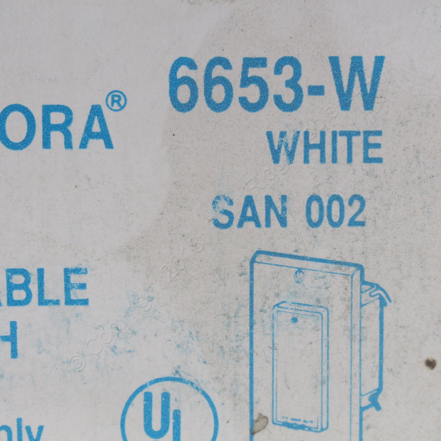 Leviton 6653-W White 3-Way Programmable Wall Switch 500W 120V Incandescent Only