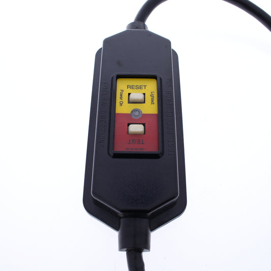 Leviton Industrial Reset Gfci 2' Extension Cord Set Nema 5-15 15A 125V 66591-2C