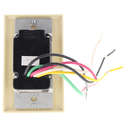 Leviton Ivory Decora Slide Dimmer Fluorescent 2-12 Bulbs 3Way 480W 277V 6661-P7I