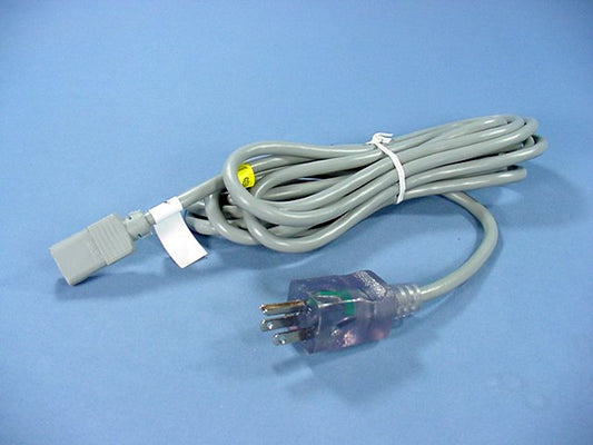 Leviton 15Ft Hospital Grade Computer Power Cord Nema 5-15 Plug 13A 16/3 6672-015