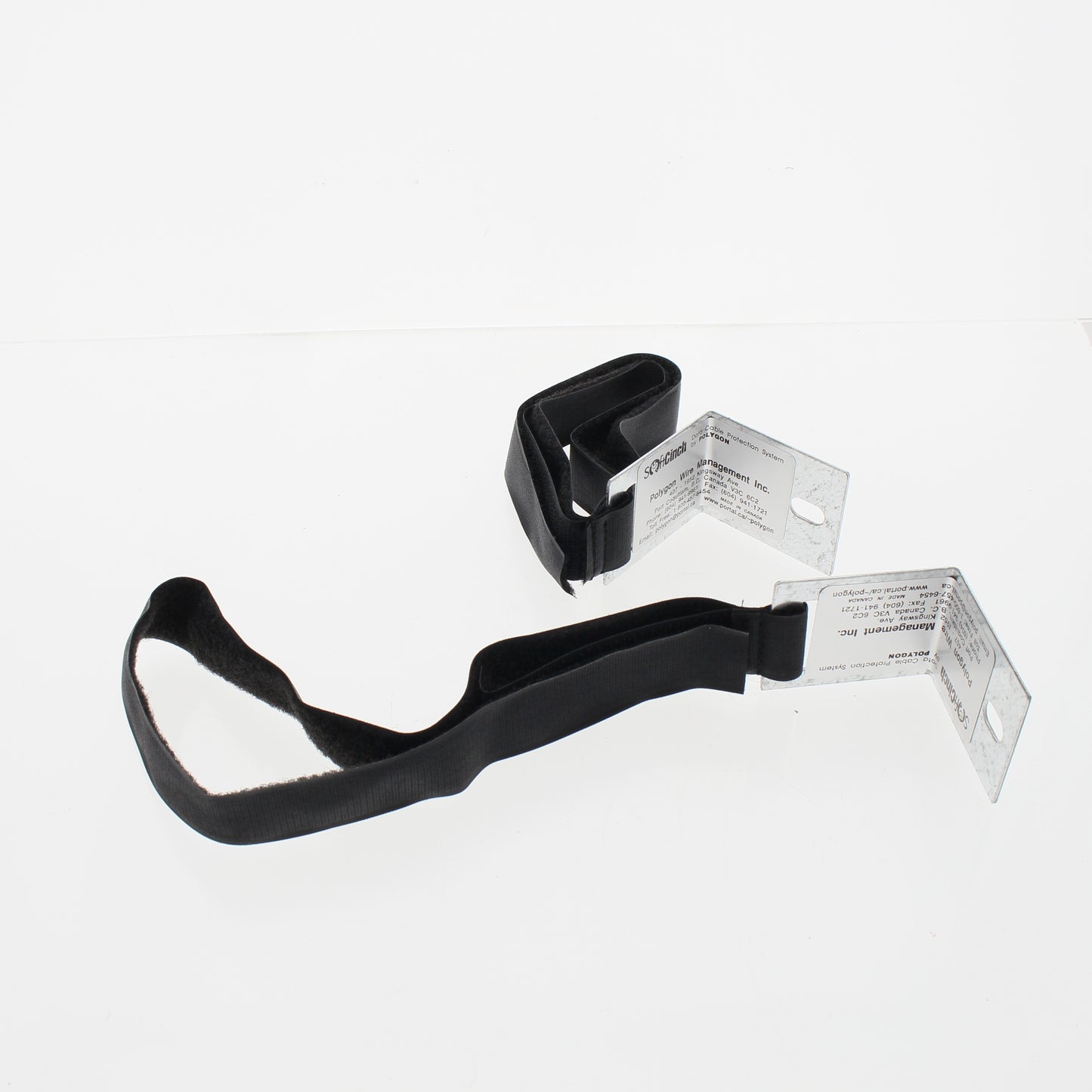 Polygon 6700-2 SoftCinch Reclosable J-Hook Cable Management Hook-and-Loop for 8"