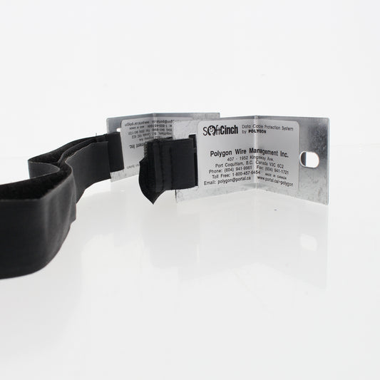 Polygon 6700-2 SoftCinch Reclosable J-Hook Cable Management Hook-and-Loop for 8"
