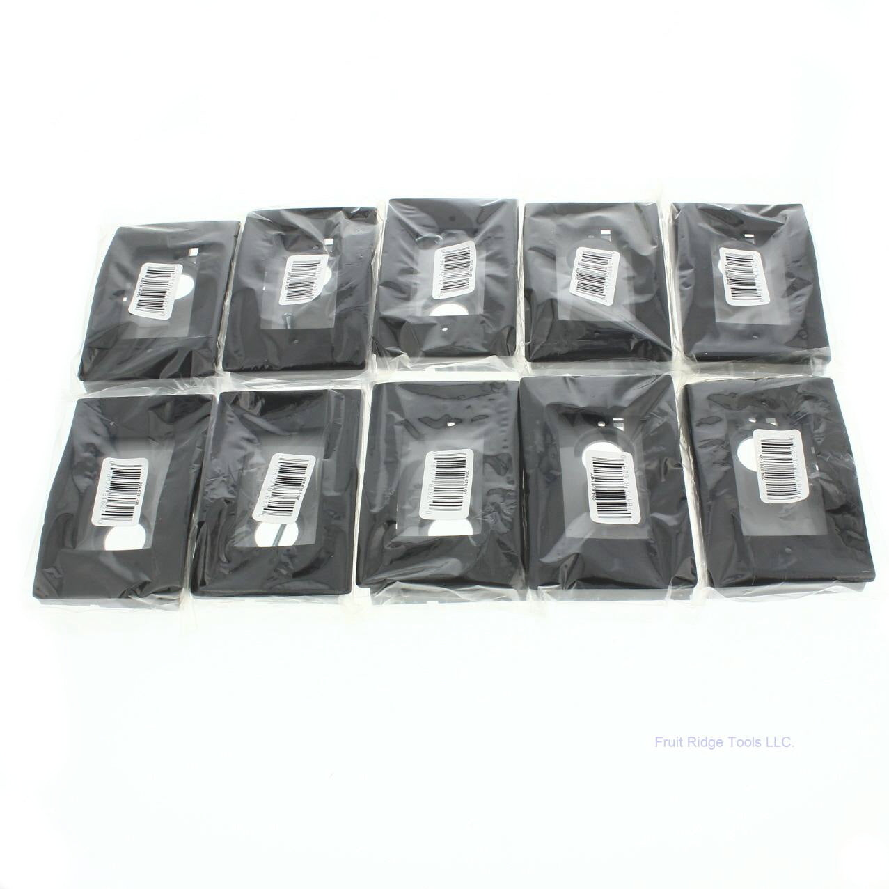 10 Gray Leviton Electrical Box Mounting Adapters w/ Gasket Lining 6781-GY Bagged