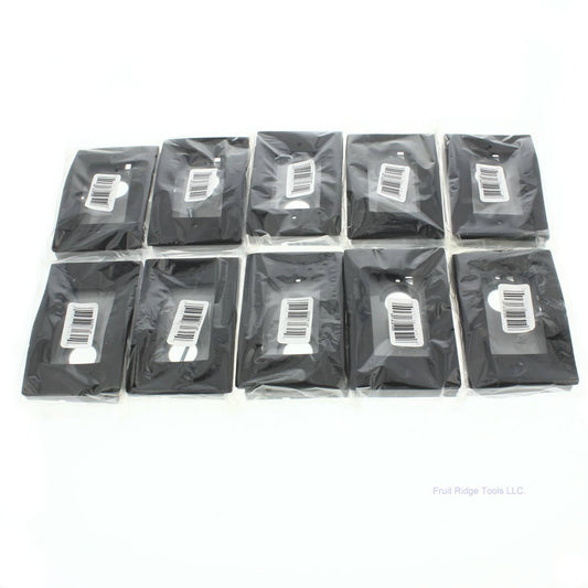10 Gray Leviton Electrical Box Mounting Adapters w/ Gasket Lining 6781-GY Bagged