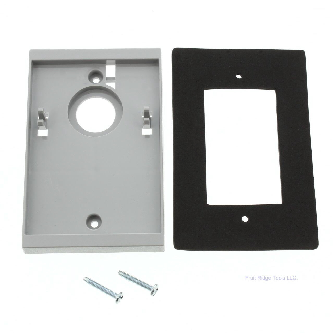 10 Gray Leviton Electrical Box Mounting Adapters w/ Gasket Lining 6781-GY Bagged
