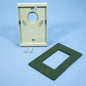 Leviton 6781-GY Gray Electrical Box Mounting Adapter w/ Gasket Lining Bagged