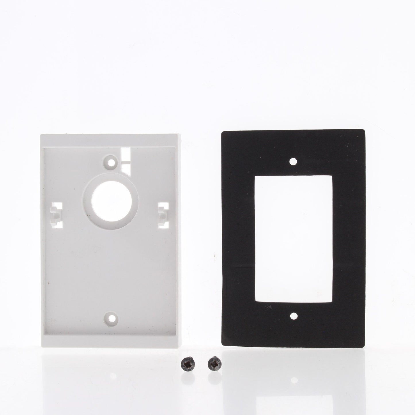 White 6781-W Leviton Mounting Adapter for Occupancy Sensor with Gasket Lining