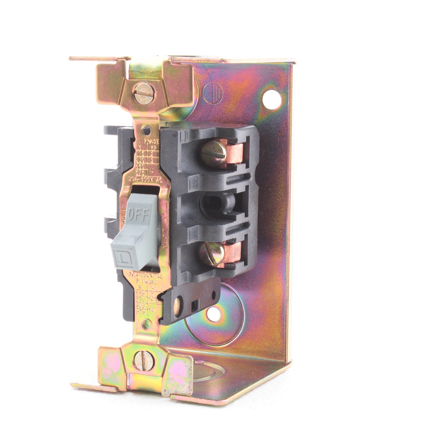 Leviton 6808G-DAC DPST Toggle Switch AC Manual Non-Reversing Motor Switch 30A