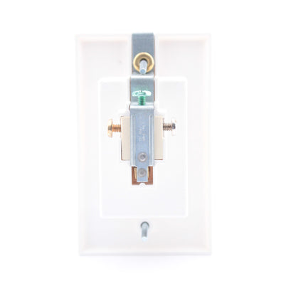 Leviton White Clock Hanger 1" Recessed Depth Outlet Receptacle 15A 5-15R 688-W
