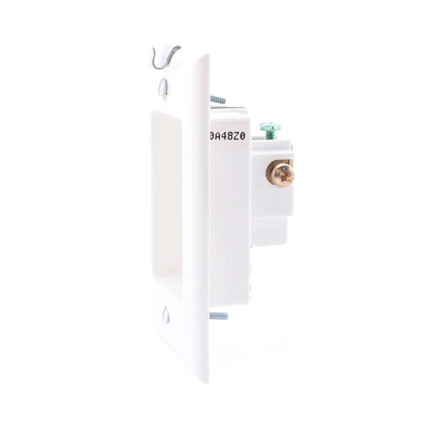 Leviton White Clock Hanger 1" Recessed Depth Outlet Receptacle 15A 5-15R 688-W