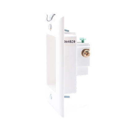 Leviton White Clock Hanger 1" Recessed Depth Outlet Receptacle 15A 5-15R 688-W