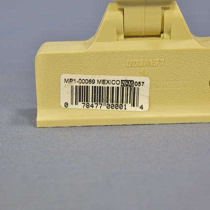 Leviton Ivory Triplex Swivel Receptacle Outlet Adapter Non-Grounding Bulk 69-I