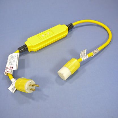 Leviton Industrial Reset Gfci 3' Extension Cord Set 5-15 15A 120V Bulk 69591-3