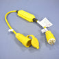 Leviton 69591 Industrial 15A Reset GFCI 3' Extension Cord Set Nema 5-15 120V