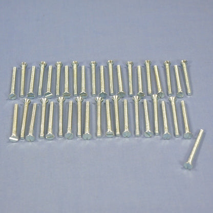 Uneeda 6C150MSFSZ Bolt & Screw Co 1.5" Flathead Device Mounting Screws 6-32 40pk