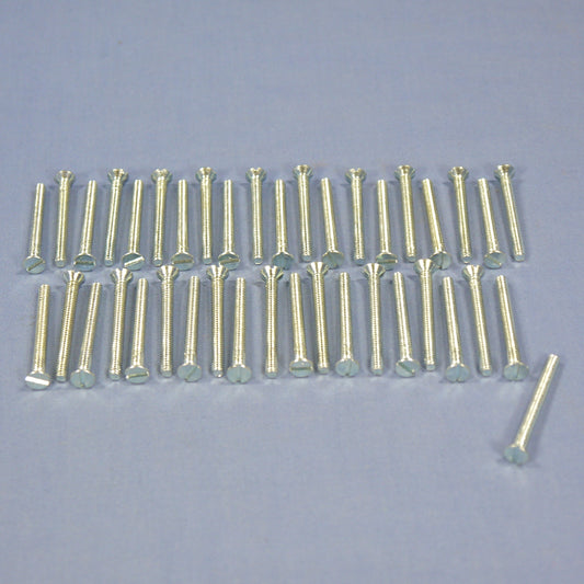 Uneeda 6C150MSFSZ Bolt & Screw Co 1.5" Flathead Device Mounting Screws 6-32 40pk