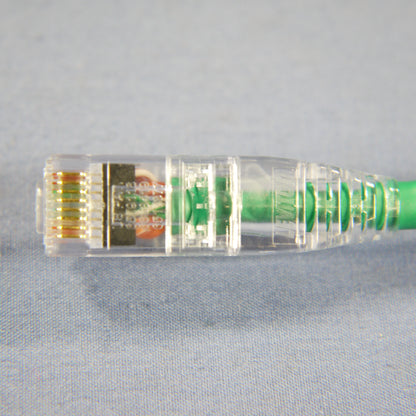 Leviton Cat 6+ Cable Green 7' Extreme Ethernet LAN Patch Cord Cat6 7 Ft 6D460-7G