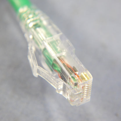 Leviton Cat 6+ Cable Green 7' Extreme Ethernet LAN Patch Cord Cat6 7 Ft 6D460-7G