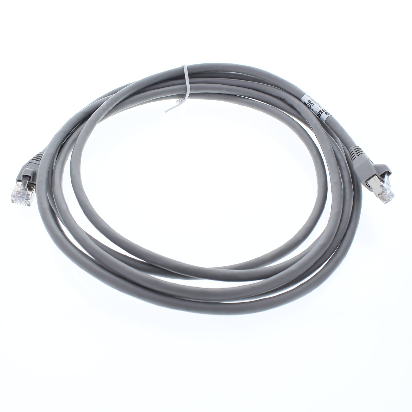 Leviton 6S460-10S Gray Cat6 10ft Shielded Ethernet Cable Data Center Patch Cord