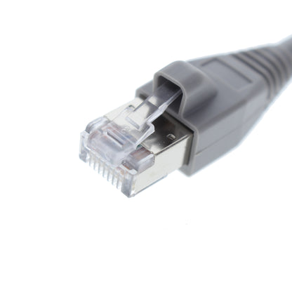 Leviton 6S460-10S Gray Cat6 10ft Shielded Ethernet Cable Data Center Patch Cord