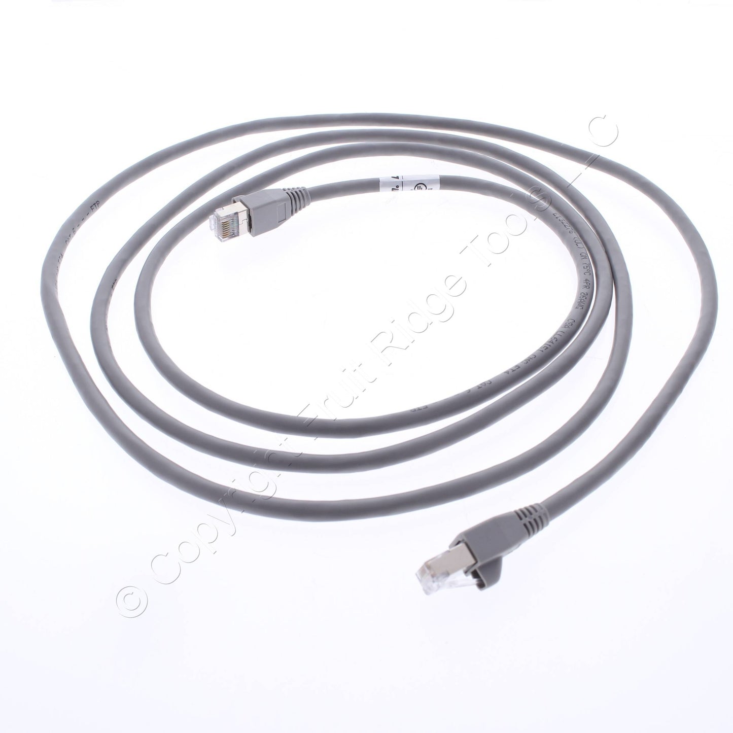 Leviton 6S460-7S Cat 6 Shielded Ethernet LAN Patch Cord 7 Ft. Long - Gray