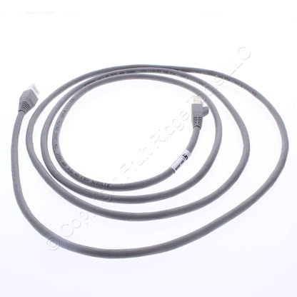 Leviton 6S460-7S Cat 6 Shielded Ethernet LAN Patch Cord 7 Ft. Long - Gray