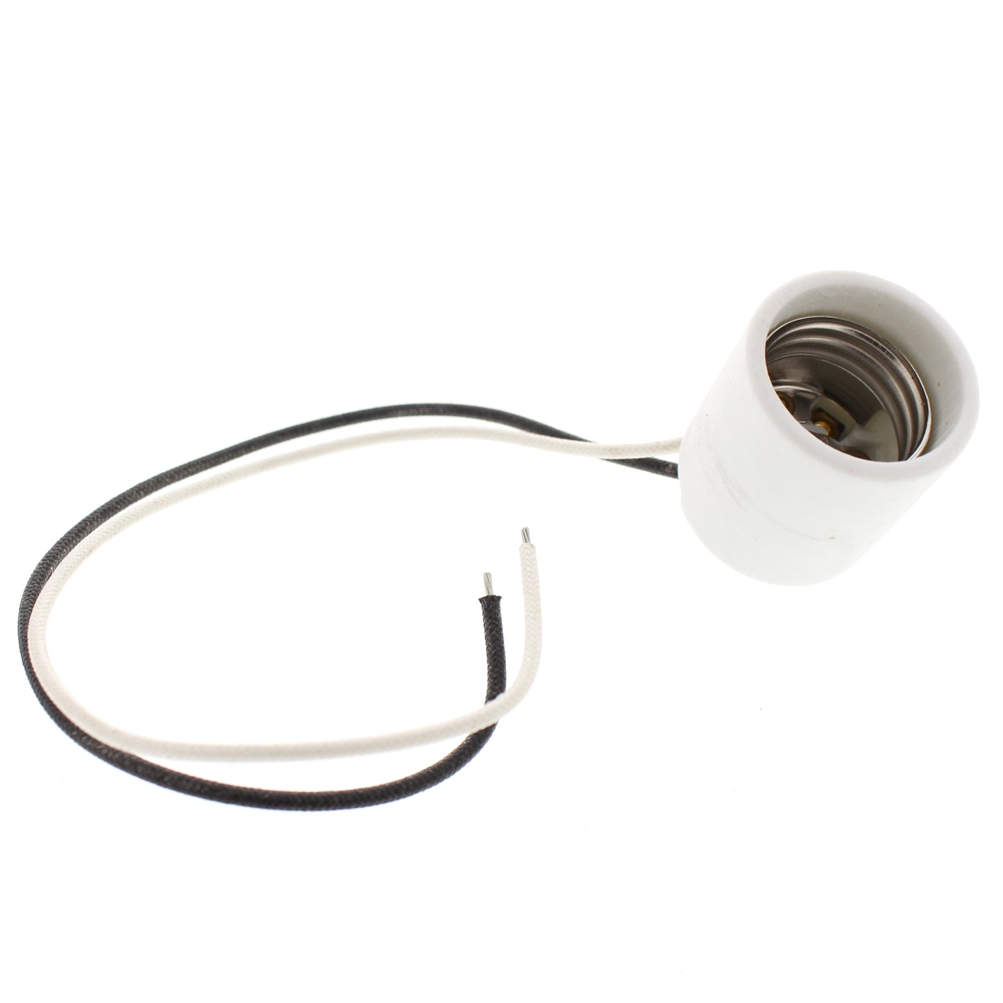 10 Leviton Unglazed Porcelain Light Socket Lampholders Medium 660W w/Sheath