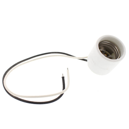 10 Leviton Unglazed Porcelain Light Socket Lampholders Medium 660W w/Sheath