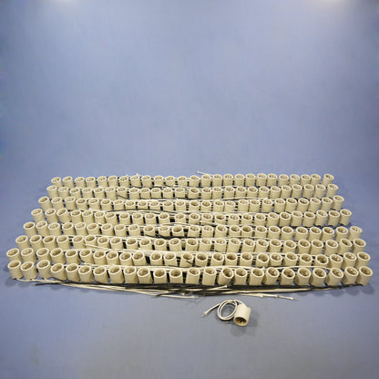 200 Leviton Unglazed Porcelain Light Socket Lamp Holders Medium 660W 250V 70035
