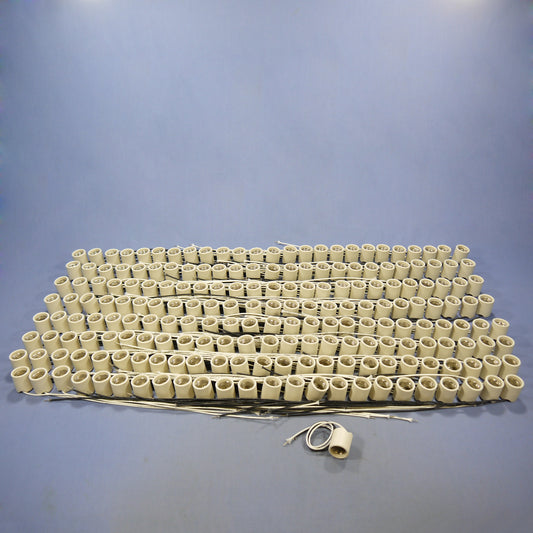 200 Leviton Unglazed Porcelain Light Socket Lamp Holders Medium 660W 250V 70035