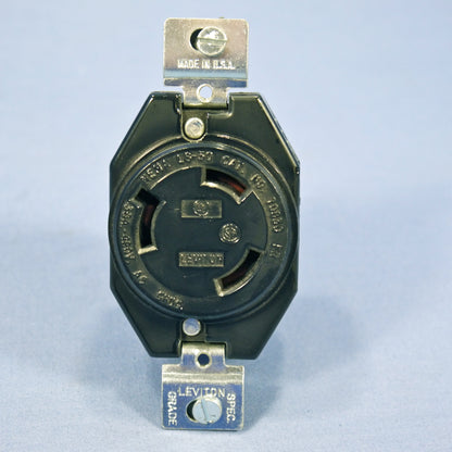 Leviton Twist Turn Locking Receptacle Outlet Nema L8-30R 30A 480V 70830-FR Bulk