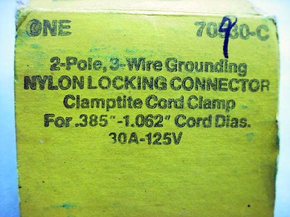 Leviton Twist Turn Locking Plug Connector Nema L9-30R 30A 600V 2P3W 70930-C