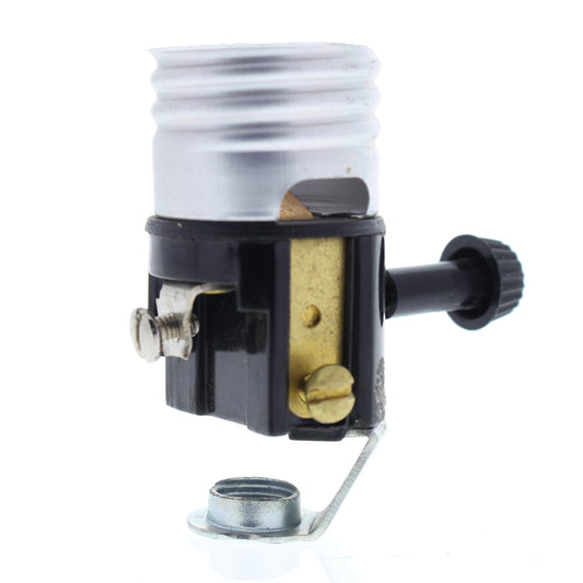 Leviton 3-Way Lampholder Candle Light Socket Hickey Mount 250W No Sleeve 7098