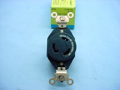 Leviton Turn Twist Locking Receptacle Outlet L11-20R 20A 250V 3� 71120-FR Boxed