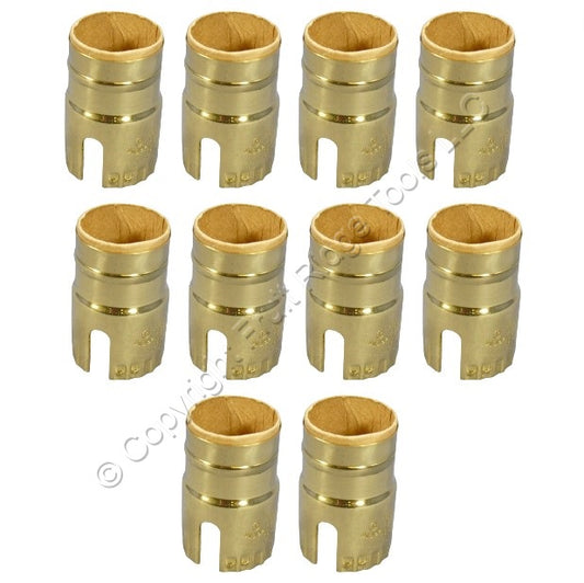 10 Leviton Pull Chain Turn Key/Knob Light Socket Lamp Holder Metal Shells 250W