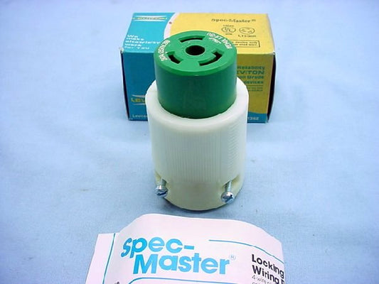 Leviton Twist Turn Locking Plug Connector Nema L11-30R 30A 3� 250V 71130-C